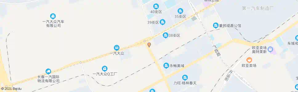 长春一汽交警支队(振兴路)_公交站地图_长春公交_妙搜公交查询2024