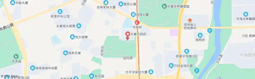 长春师大第二附小_公交站地图_长春公交_妙搜公交查询2024