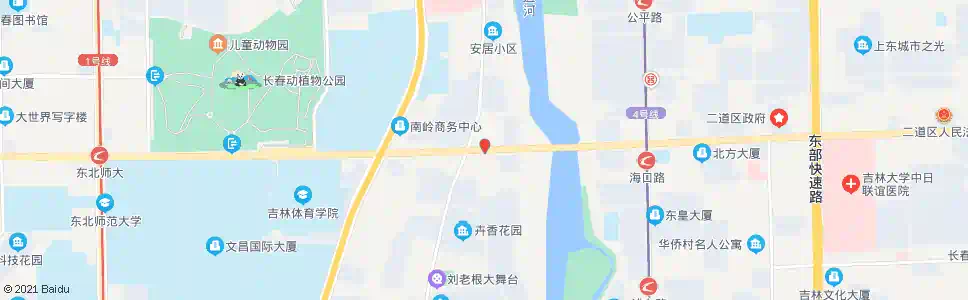 长春东岭街(南关区政府)_公交站地图_长春公交_妙搜公交查询2024