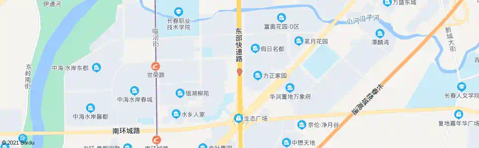 长春世荣路(方正家园)_公交站地图_长春公交_妙搜公交查询2024