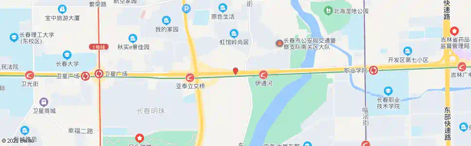 长春好景山庄_公交站地图_长春公交_妙搜公交查询2024