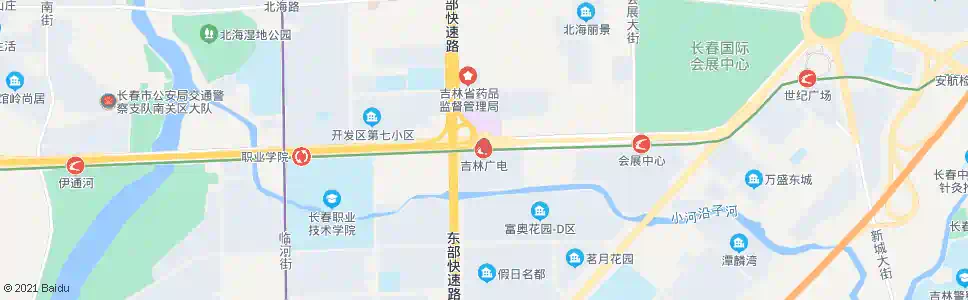 长春广电中心_公交站地图_长春公交_妙搜公交查询2024