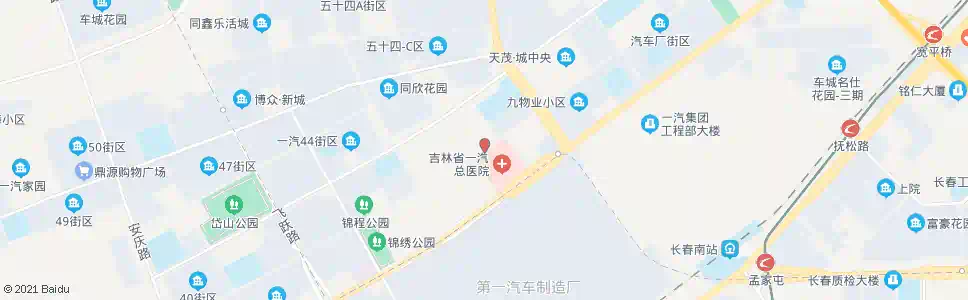 长春吉大四院_公交站地图_长春公交_妙搜公交查询2024