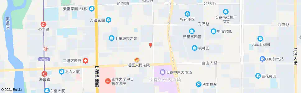 长春经纬路_公交站地图_长春公交_妙搜公交查询2024