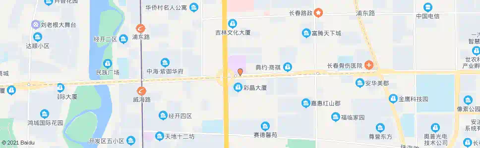 长春赛得广场南门_公交站地图_长春公交_妙搜公交查询2024