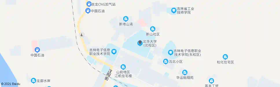 吉林北华北校区_公交站地图_吉林公交_妙搜公交查询2024