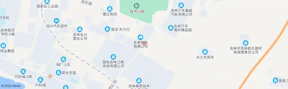 吉林轻型车厂_公交站地图_吉林公交_妙搜公交查询2024