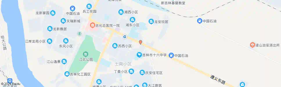 吉林柳州街(遵义东路)_公交站地图_吉林公交_妙搜公交查询2024