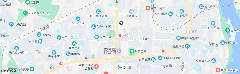 吉林东市场_公交站地图_吉林公交_妙搜公交查询2024