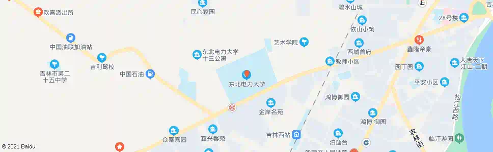 吉林电力大学_公交站地图_吉林公交_妙搜公交查询2024