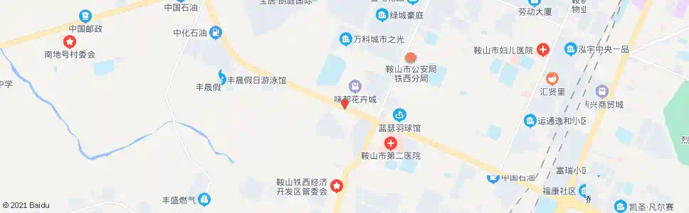 鞍山花卉市场_公交站地图_鞍山公交_妙搜公交查询2024