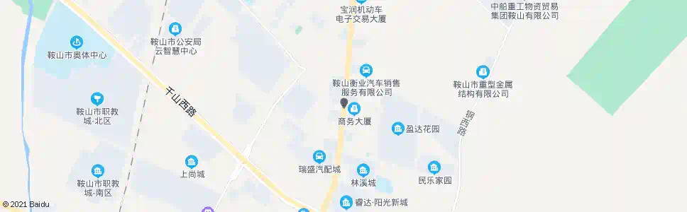 鞍山惠民街(达道湾管委会)_公交站地图_鞍山公交_妙搜公交查询2024