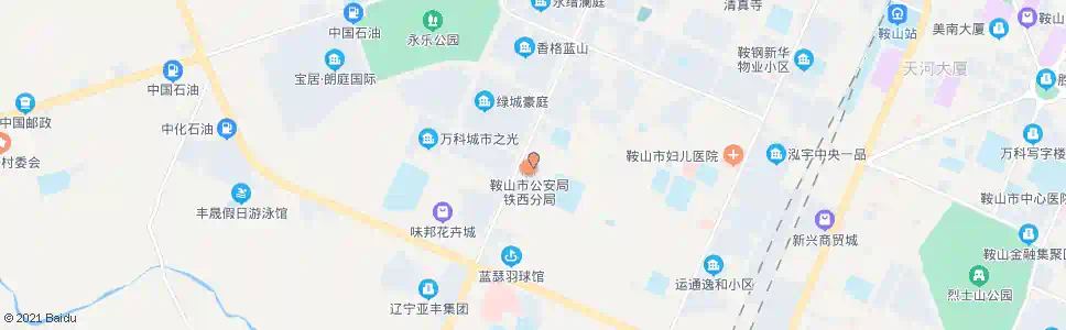 鞍山大陆街_公交站地图_鞍山公交_妙搜公交查询2024