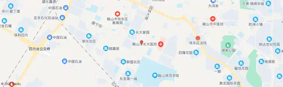 鞍山康宁街_公交站地图_鞍山公交_妙搜公交查询2024