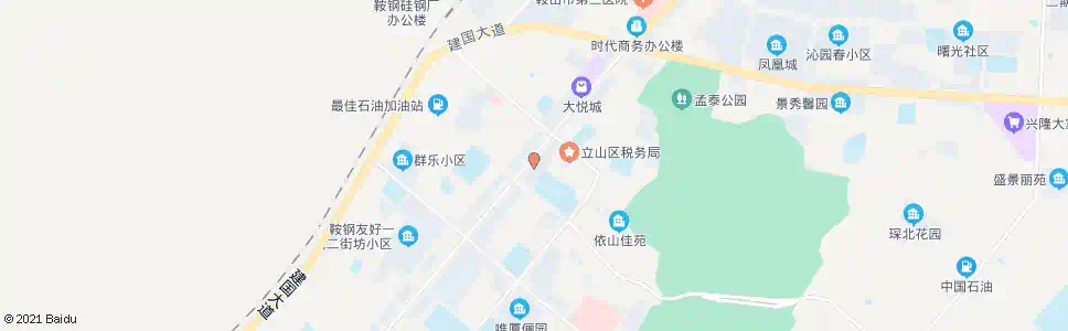 鞍山自由街_公交站地图_鞍山公交_妙搜公交查询2024