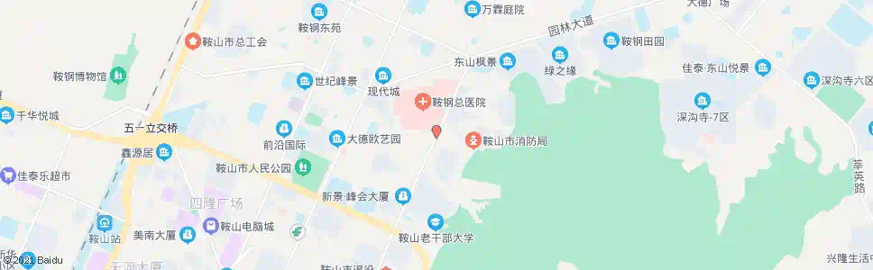 鞍山铁东地税局_公交站地图_鞍山公交_妙搜公交查询2024