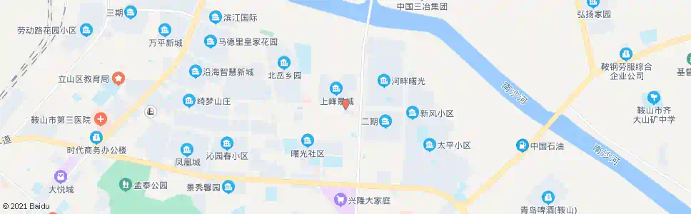 鞍山上峰景城_公交站地图_鞍山公交_妙搜公交查询2024