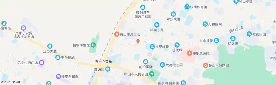 鞍山正义街_公交站地图_鞍山公交_妙搜公交查询2024