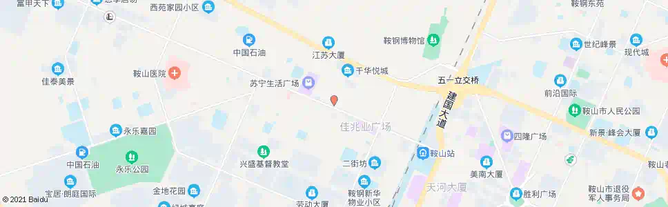 鞍山物资局_公交站地图_鞍山公交_妙搜公交查询2024