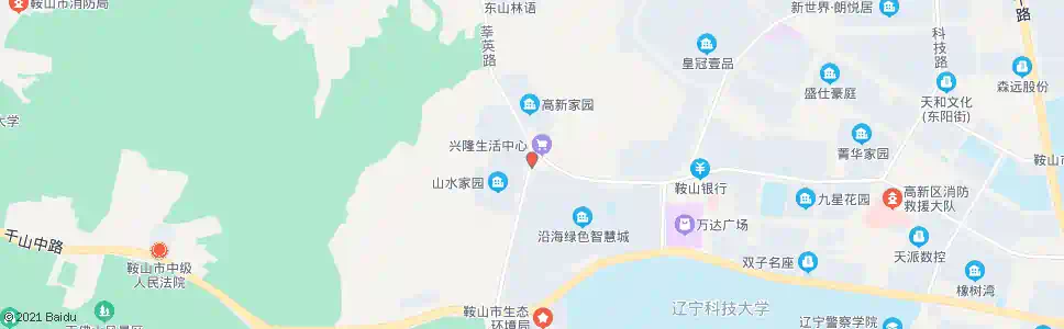 鞍山汇芳园_公交站地图_鞍山公交_妙搜公交查询2024