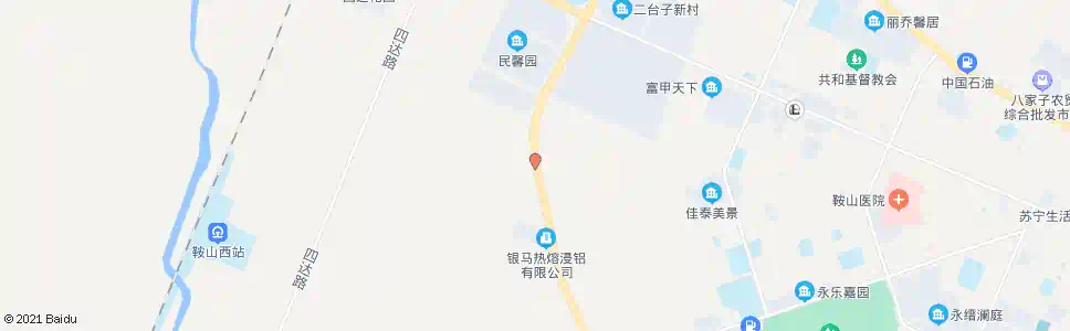 鞍山鞍山市永宏酒厂_公交站地图_鞍山公交_妙搜公交查询2024