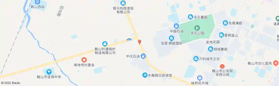 鞍山机场路_公交站地图_鞍山公交_妙搜公交查询2024