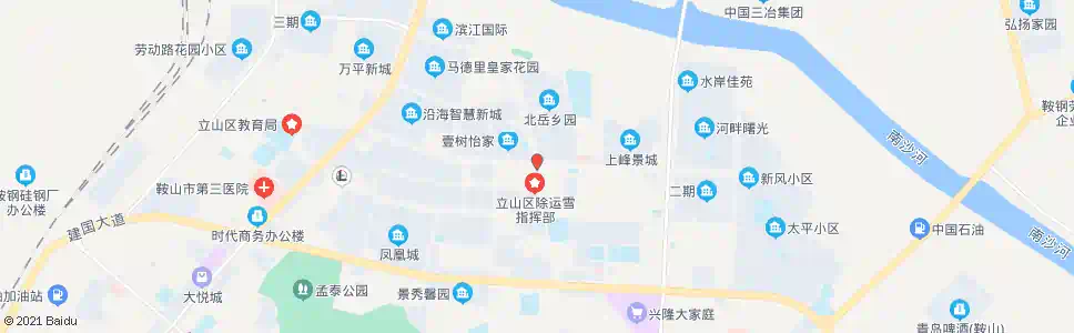 鞍山丽水佳园_公交站地图_鞍山公交_妙搜公交查询2024