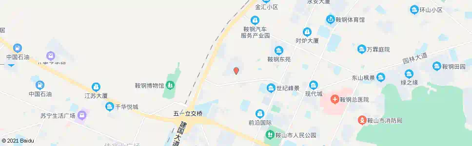 鞍山市委学校_公交站地图_鞍山公交_妙搜公交查询2024