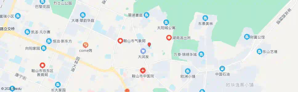 鞍山湖南小学_公交站地图_鞍山公交_妙搜公交查询2024