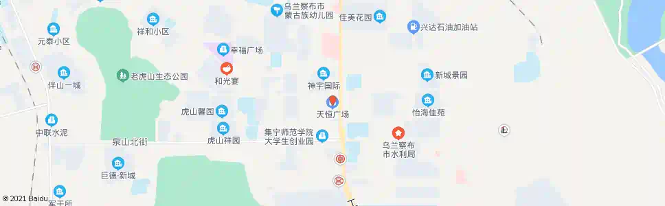 乌兰察布天恒广场_公交站地图_乌兰察布公交_妙搜公交查询2024