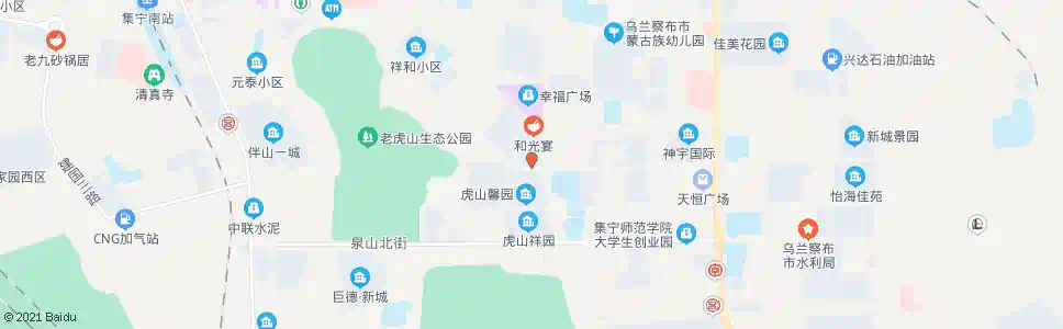 乌兰察布公安公寓_公交站地图_乌兰察布公交_妙搜公交查询2024