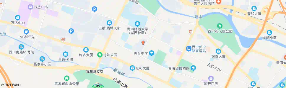 西宁虎台小区_公交站地图_西宁公交_妙搜公交查询2024