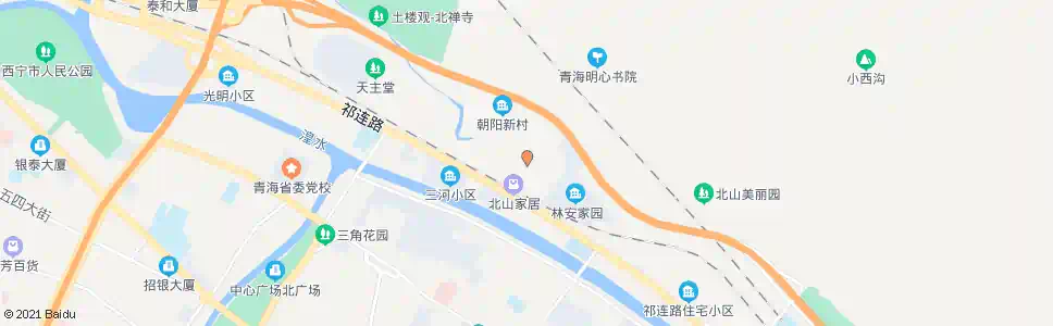 西宁北山市场五期_公交站地图_西宁公交_妙搜公交查询2024