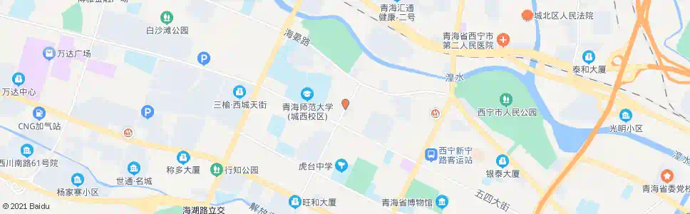 西宁盐湖巷西口_公交站地图_西宁公交_妙搜公交查询2024