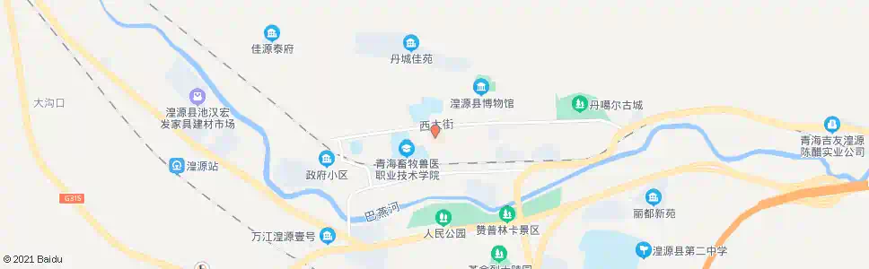 西宁湟源县医院_公交站地图_西宁公交_妙搜公交查询2024