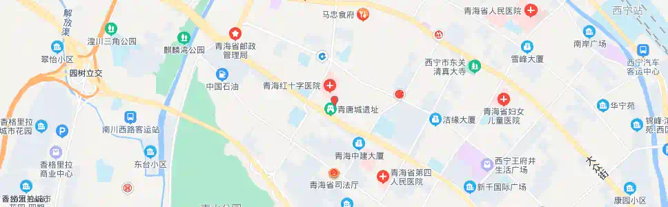 西宁体育巷_公交站地图_西宁公交_妙搜公交查询2024