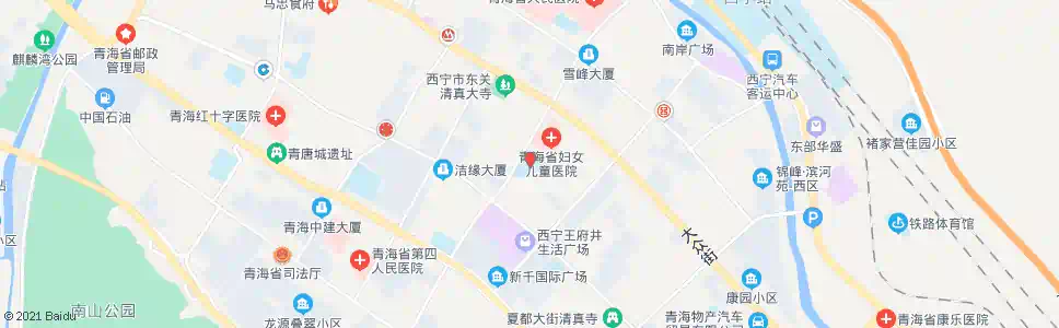 西宁昆仑中学_公交站地图_西宁公交_妙搜公交查询2024