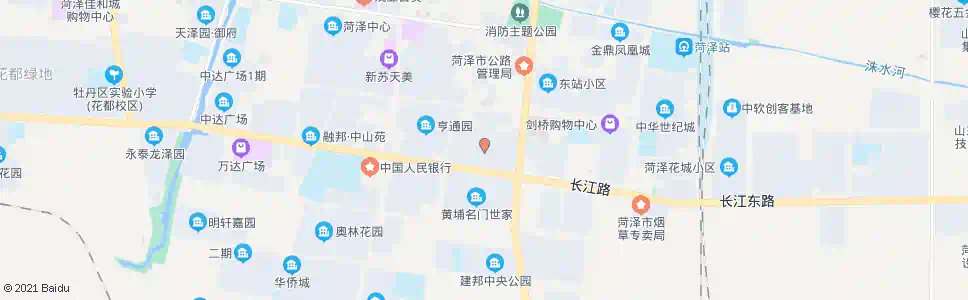 菏泽华英嘉园(人民路口)_公交站地图_菏泽公交_妙搜公交查询2024