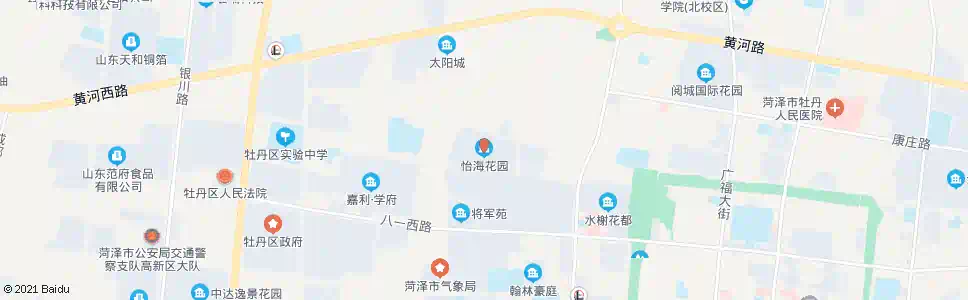 菏泽怡海花园_公交站地图_菏泽公交_妙搜公交查询2024