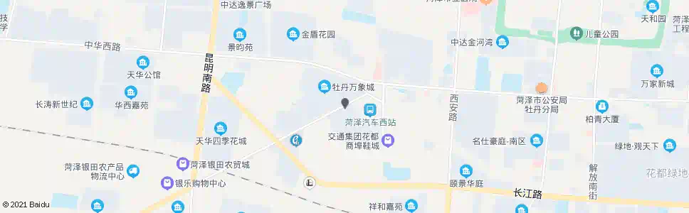 菏泽百货大市场(西客站)_公交站地图_菏泽公交_妙搜公交查询2024