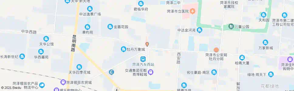 菏泽中心血站_公交站地图_菏泽公交_妙搜公交查询2024