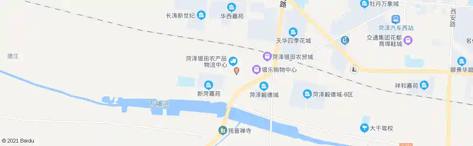 菏泽戴庄菜市场_公交站地图_菏泽公交_妙搜公交查询2024