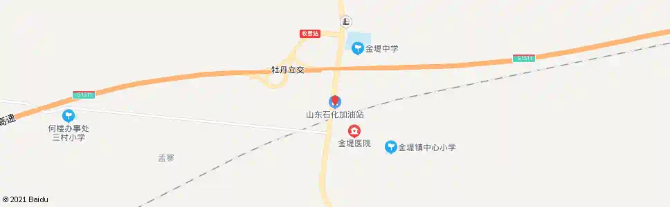 菏泽何楼加油站_公交站地图_菏泽公交_妙搜公交查询2024