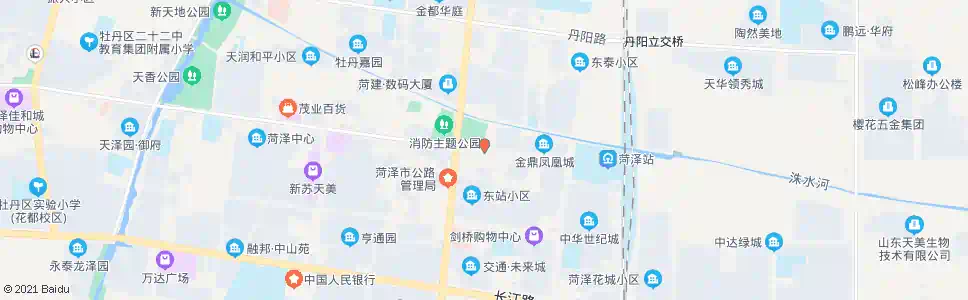 菏泽移动公司_公交站地图_菏泽公交_妙搜公交查询2024