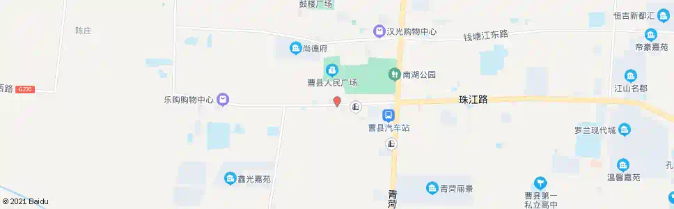 菏泽市区交警大队_公交站地图_菏泽公交_妙搜公交查询2024