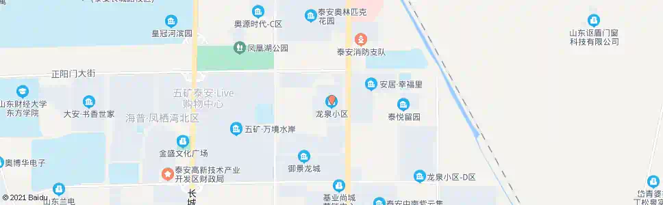 泰安龙泉小区_公交站地图_泰安公交_妙搜公交查询2024