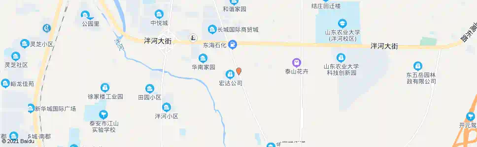 泰安宅子村北段_公交站地图_泰安公交_妙搜公交查询2024