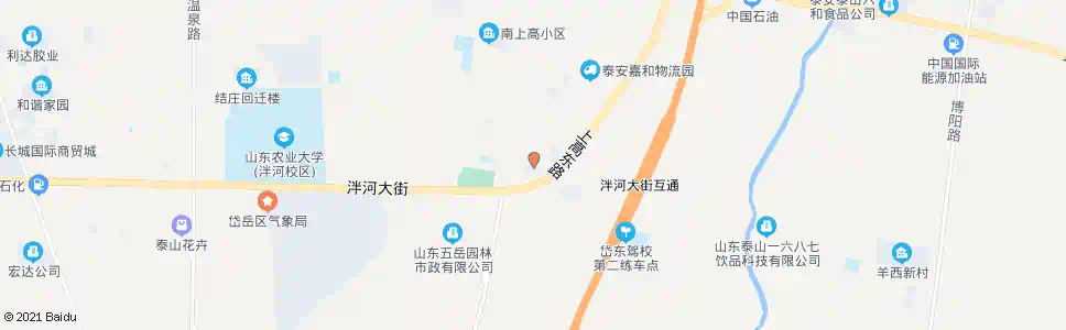 泰安上高村(海华劳务)_公交站地图_泰安公交_妙搜公交查询2024