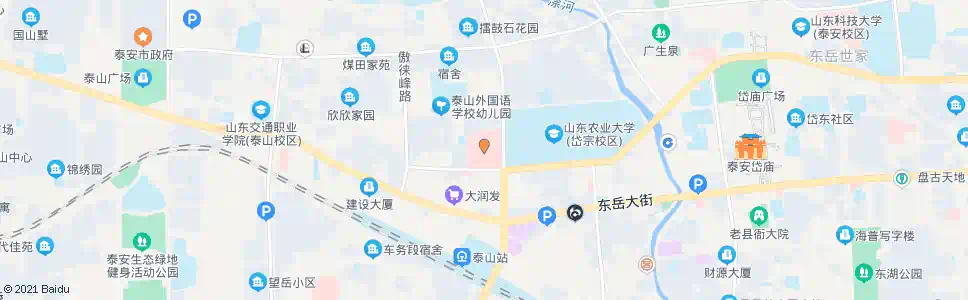 泰安泰山医学院_公交站地图_泰安公交_妙搜公交查询2024