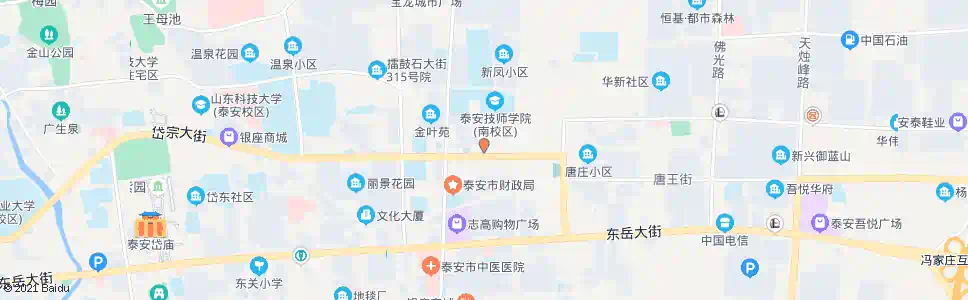 泰安民政大厦_公交站地图_泰安公交_妙搜公交查询2024